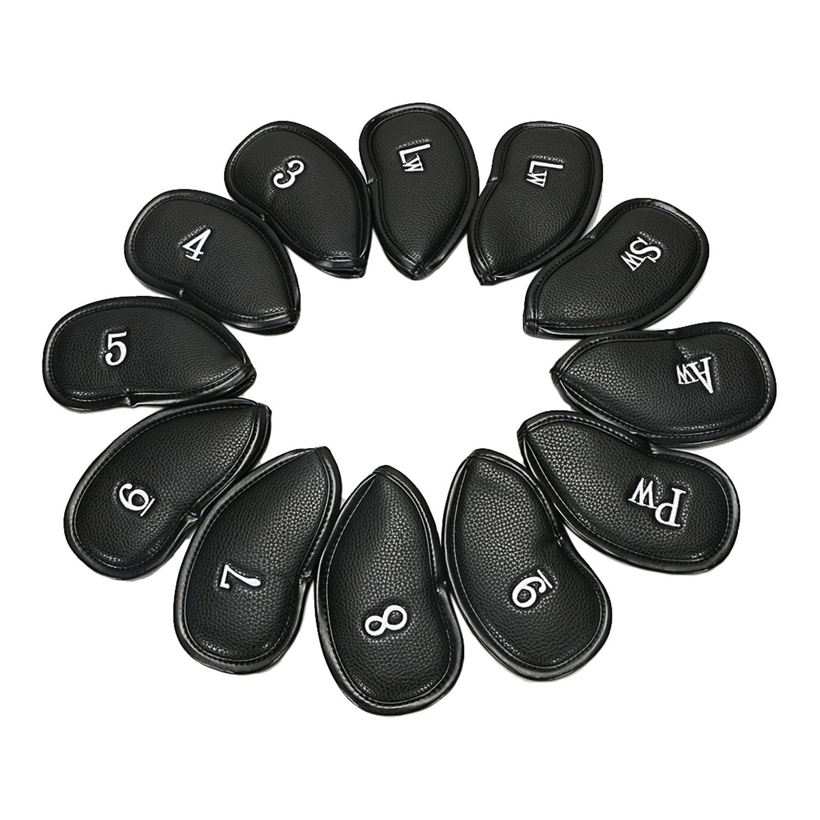 Fenteer 12 Fundas para Palos de Golf, Ideales para Viajes y Uso Diario.
