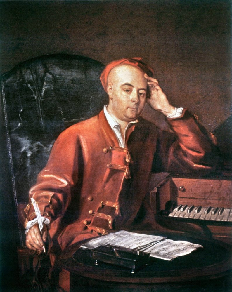 George Frederick Handel N(1685-1759) German (Naturalized British) Composer Oil On Canvas 1733 By Philip Mercier Poster Print by (24 x 36)