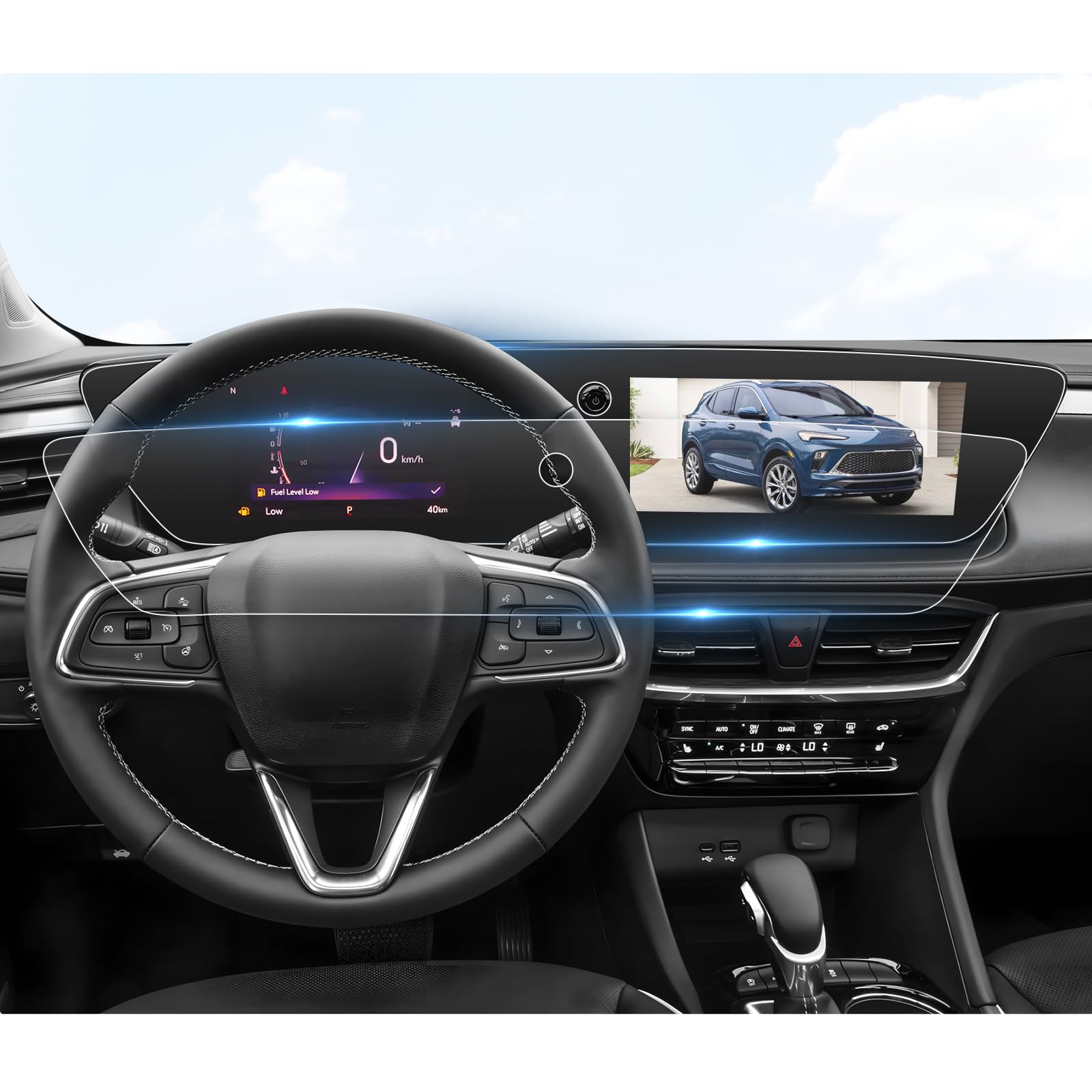 BIBIBO 2Pcs for 2024 2025 Buick Encore GX Screen Protector 2024 2025 Buick Encore GX Preferred/Sport Touring/Avenir 11