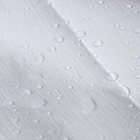 WOLTU PE Takaróponyva 180g/m² Vízálló Szakadásálló Szemmekkel - 3 x 4 metres, White 6