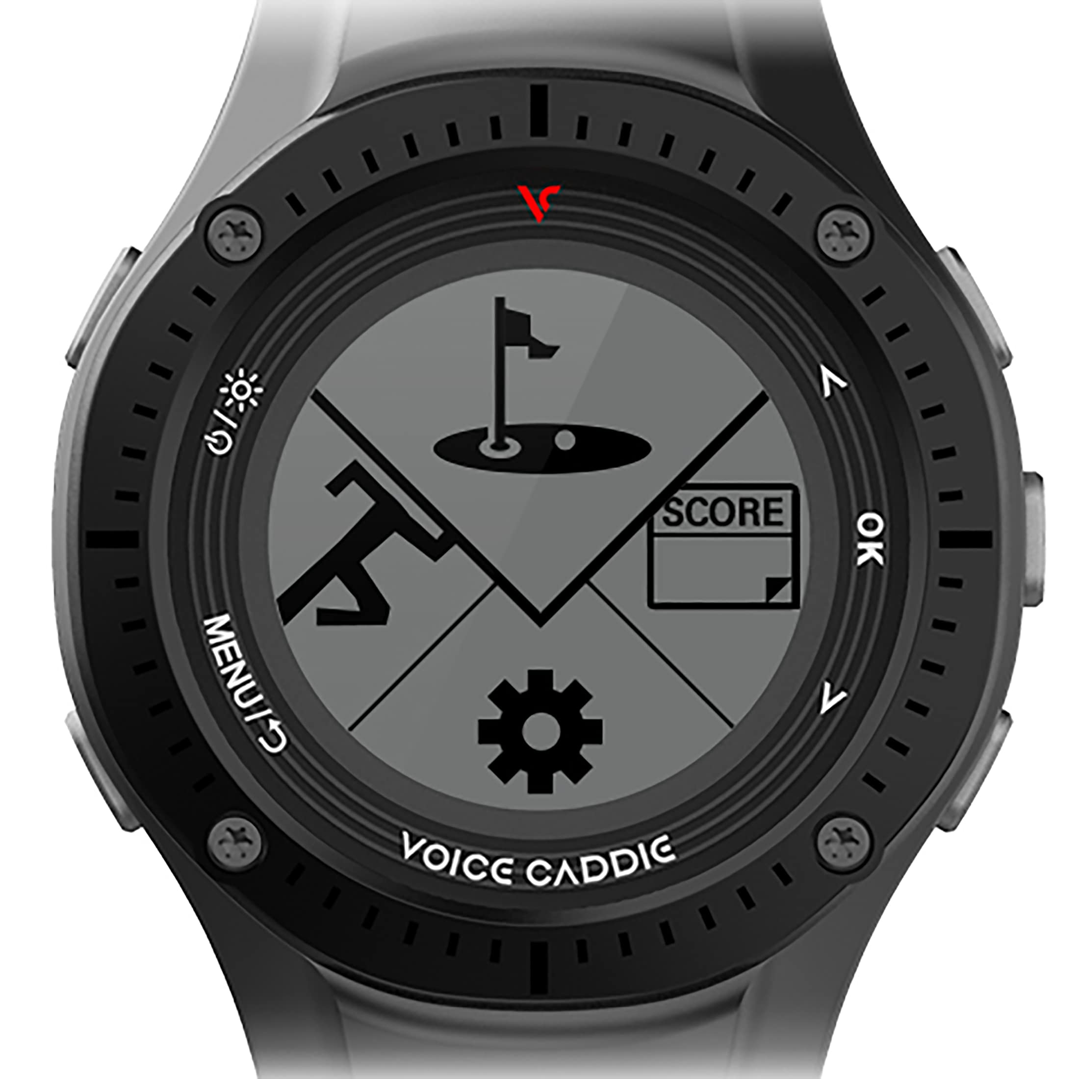 VOICE CADDIE Unisex G3 Golf GPS Watch, Negro, Correa ajustable