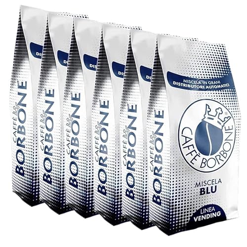 Caffè Borbone In Grani Miscela Blu 1 Kg X 6