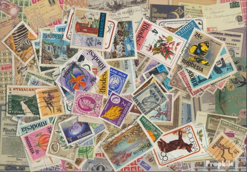 Rhodesien 300 diversi Francobolli (Francobolli per i collezionisti)