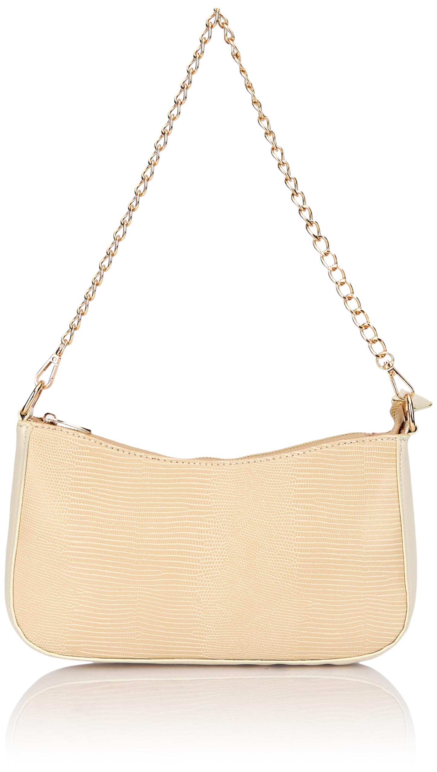 NALLY Women's Beige Shoulder Bag, beige, One size