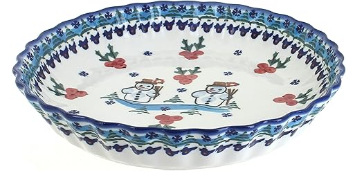 Miniatura 3 de Plato de pastel de pensamientos de cerámica con esmalte de rosa azul