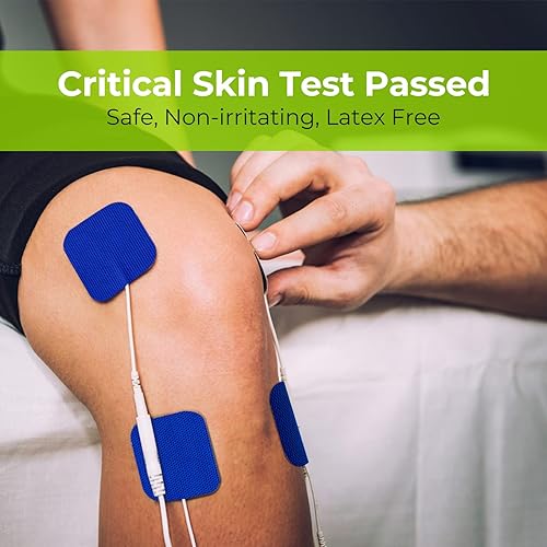 Miniatura 23 de AUVON TENS - Juego de 20 almohadillas de repuesto para unidades TENS, electrodos de varios tamaños para unidad TENS, almohadillas TENS reutilizables