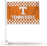 Vista 63 de Rico Industries Bandera de coche de doble cara de la NCAA, gran accesorio para automóvil