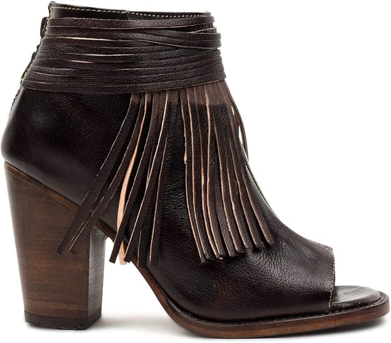 bed stu peep toe booties