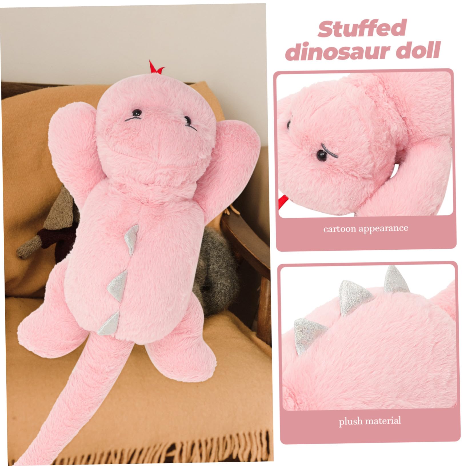 Muñeca de Dinosaurio Peluche de Juguete de Dinosaurio para Peluche Decorativo Adorable para Coleccionar Obsequio