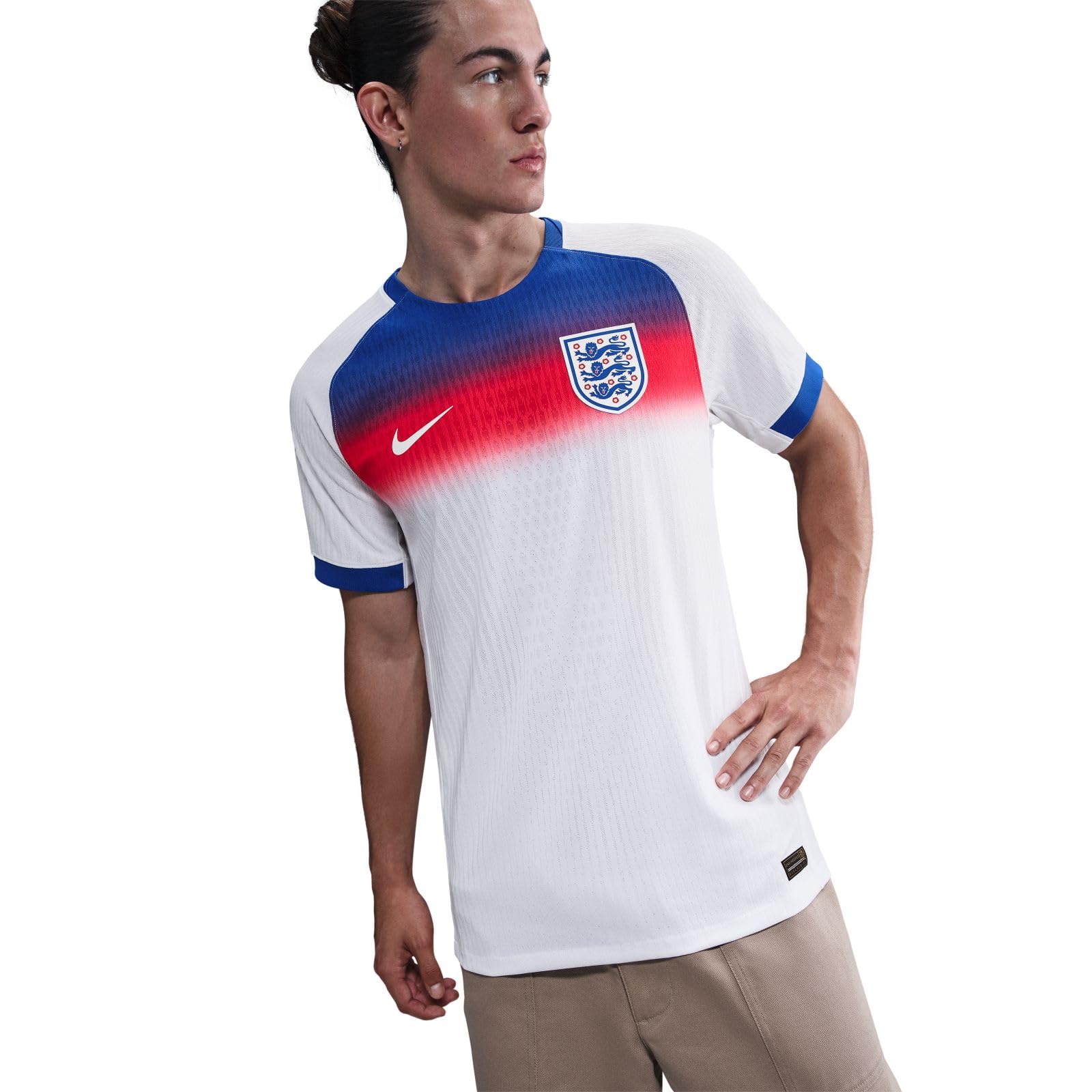 Nike England 2025 Match Home (Frauenteam) Nike Authentic Dri-Fit ADV Fußballtrikot für Herren Maglia da Calcio Uomo