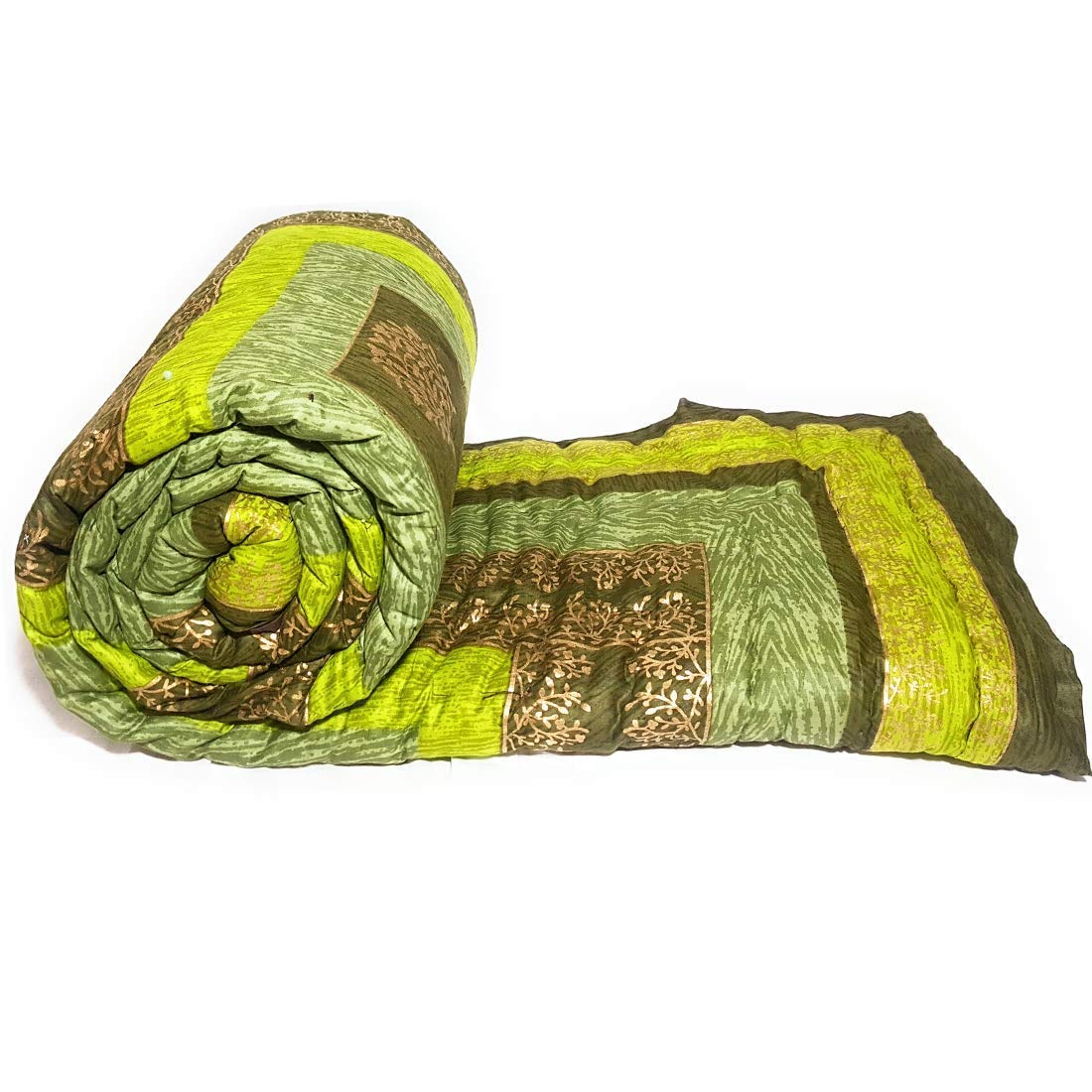 Buy Rajasthani Haat Cotton Floral Single Bed Jaipuri Razai Quilt Light