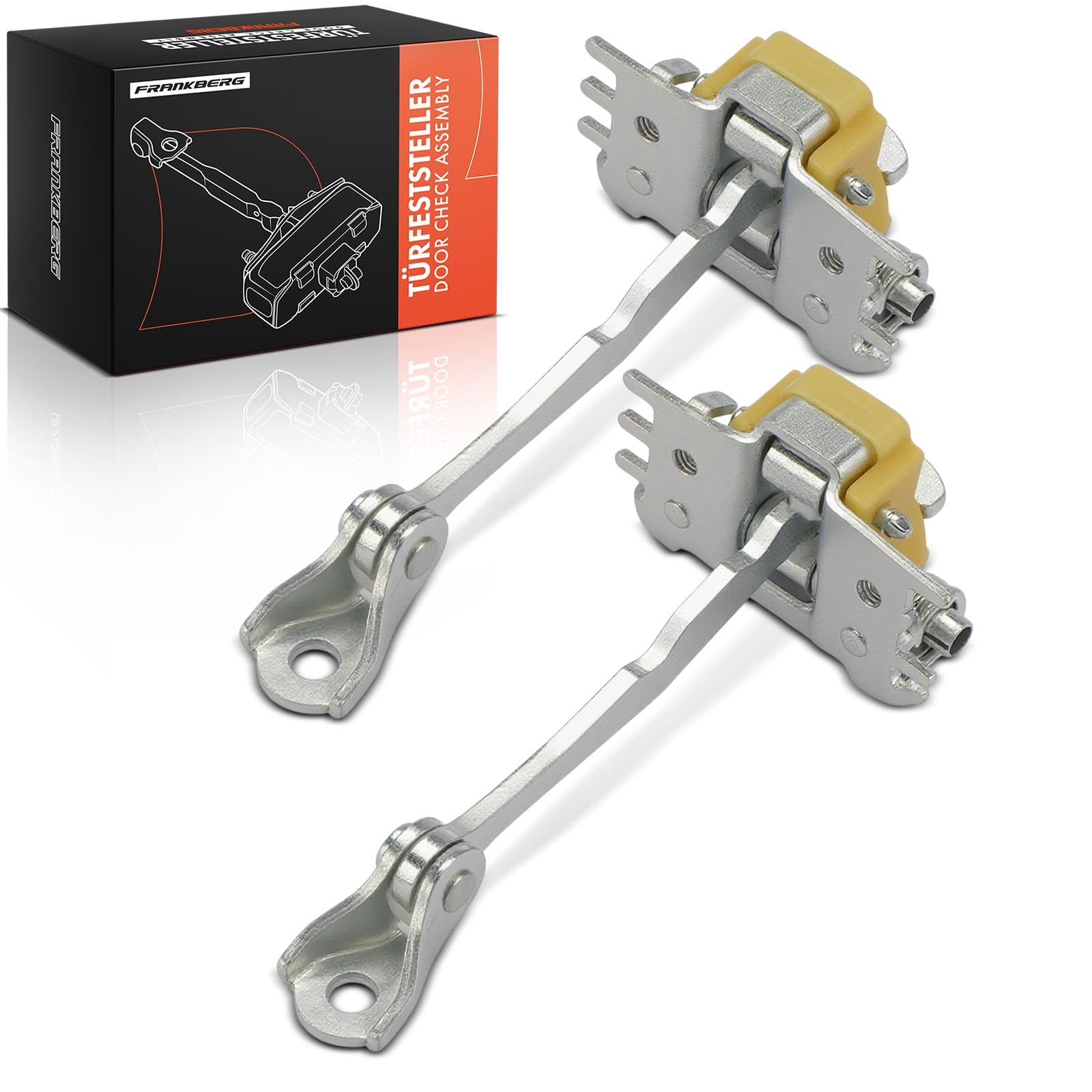 Frankberg 2x Türfeststeller Türfangband Vorne Kompatibel mit Espace IV JK0/1 1.9 dCi 2.0 dCi 2.0 2.2 dCi 2.0 Turbo 3.0 dCi 3.5 V6 2002-2015 MPV Replace# V461072