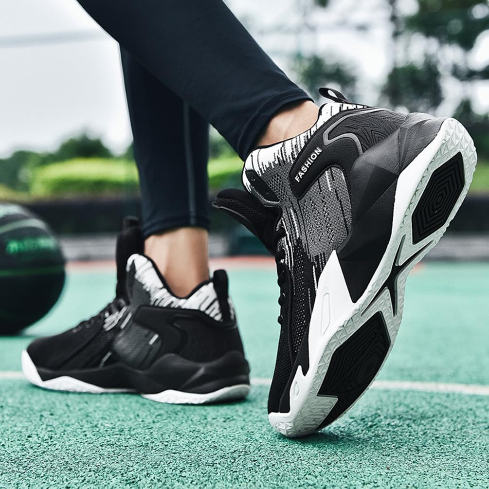 Zapatillas de Baloncesto para Hombre Zapatos de Baloncesto Aire Libre Antideslizantes Calzado de Baloncesto Hombre Masculino Deportivas Calzado