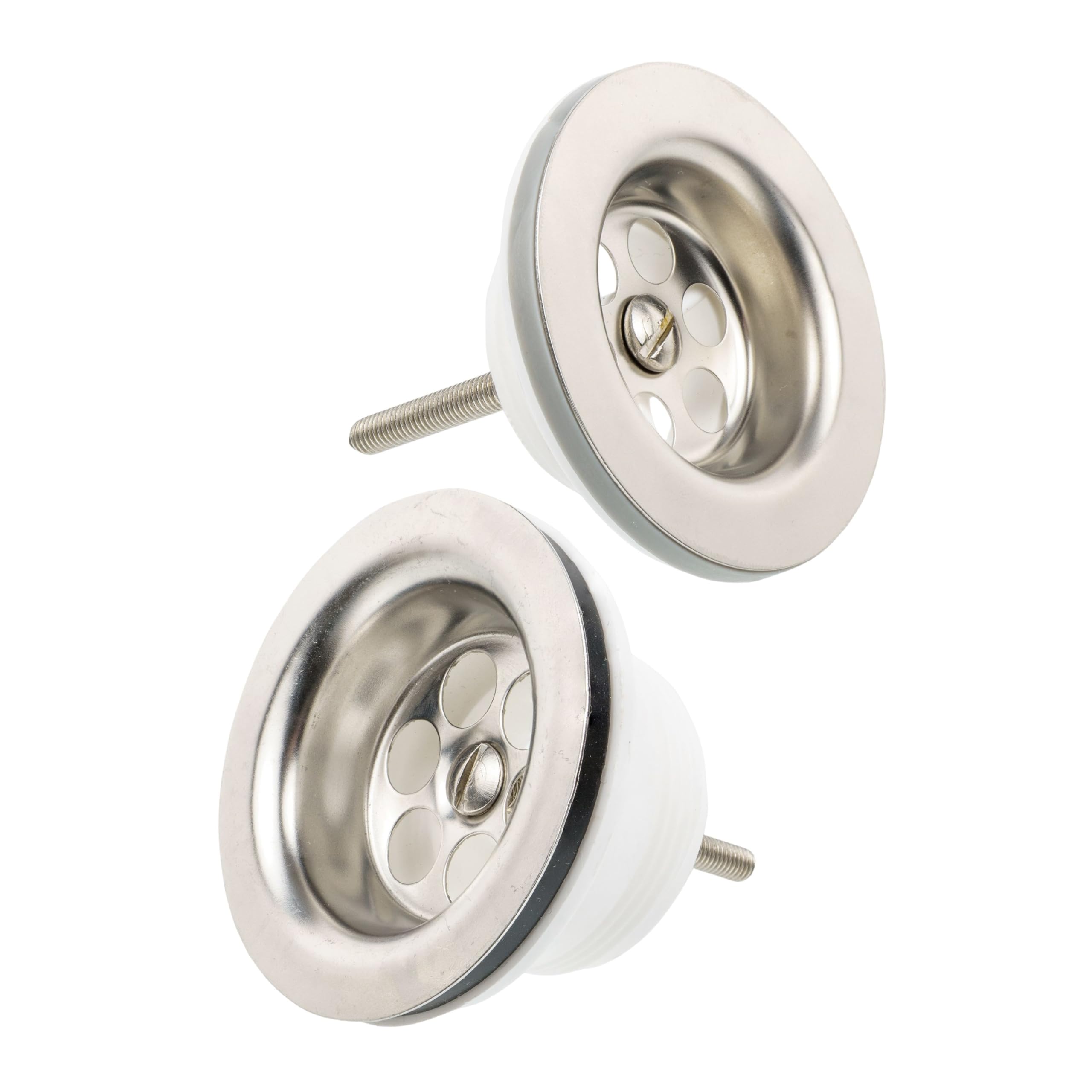 Vite di montaggio di ricambio M6x60 per valvola di scarico del lavello, utilizzabile universalmente per Ø 62,5 mm - 1 1/4 di pollice e 70 mm - 1 1/2 di pollice, acciaio inossidabile SS201, viti