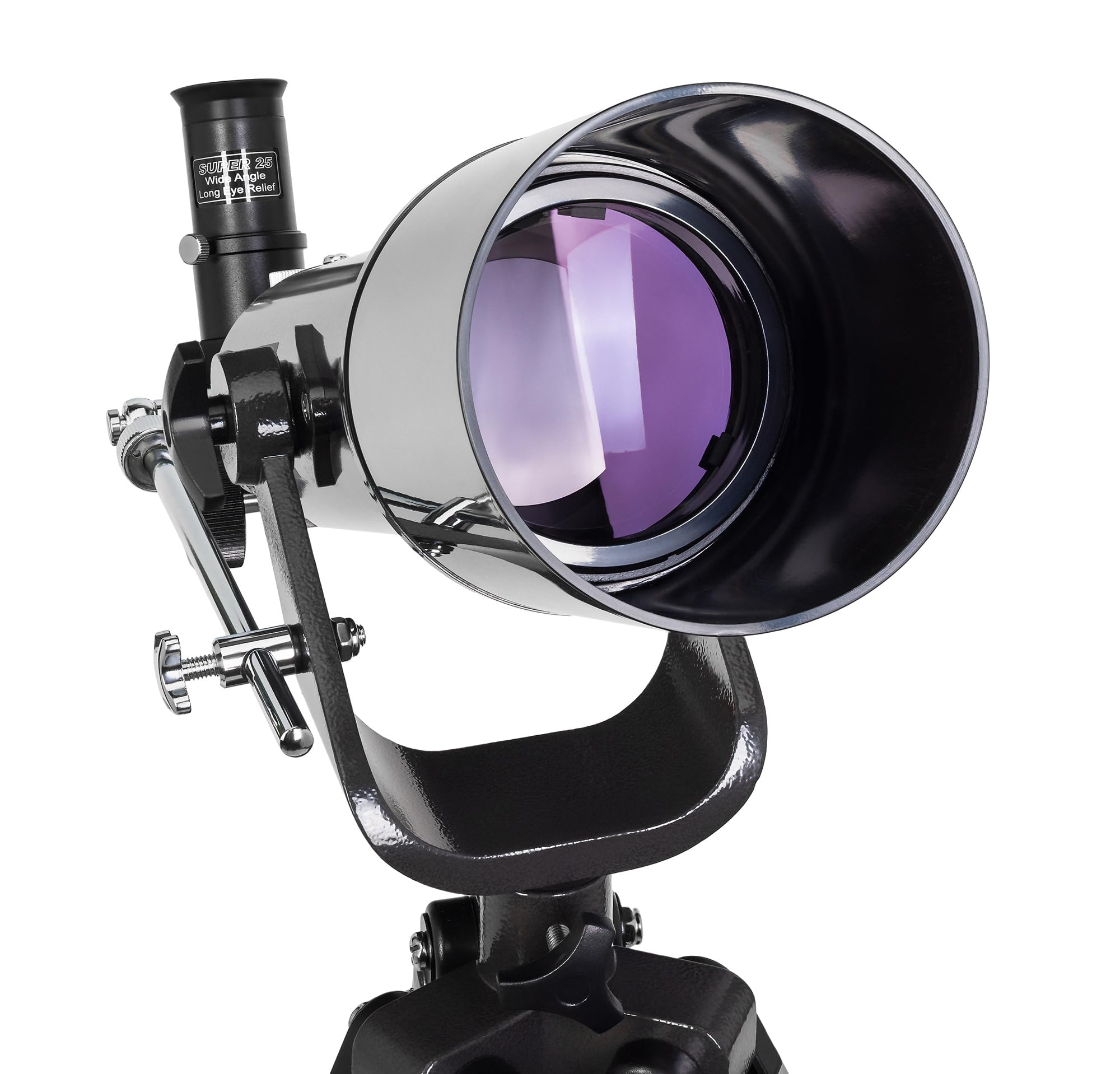 Levenhuk New Skyline Base 70/500 AZ2 Telescopio Astronómico para Adultos y Principiantes, Refractor Compacto con Óptica Multirrecubierta, Montura Altacimutal, Barlow 2X, Trípode y Accesorios