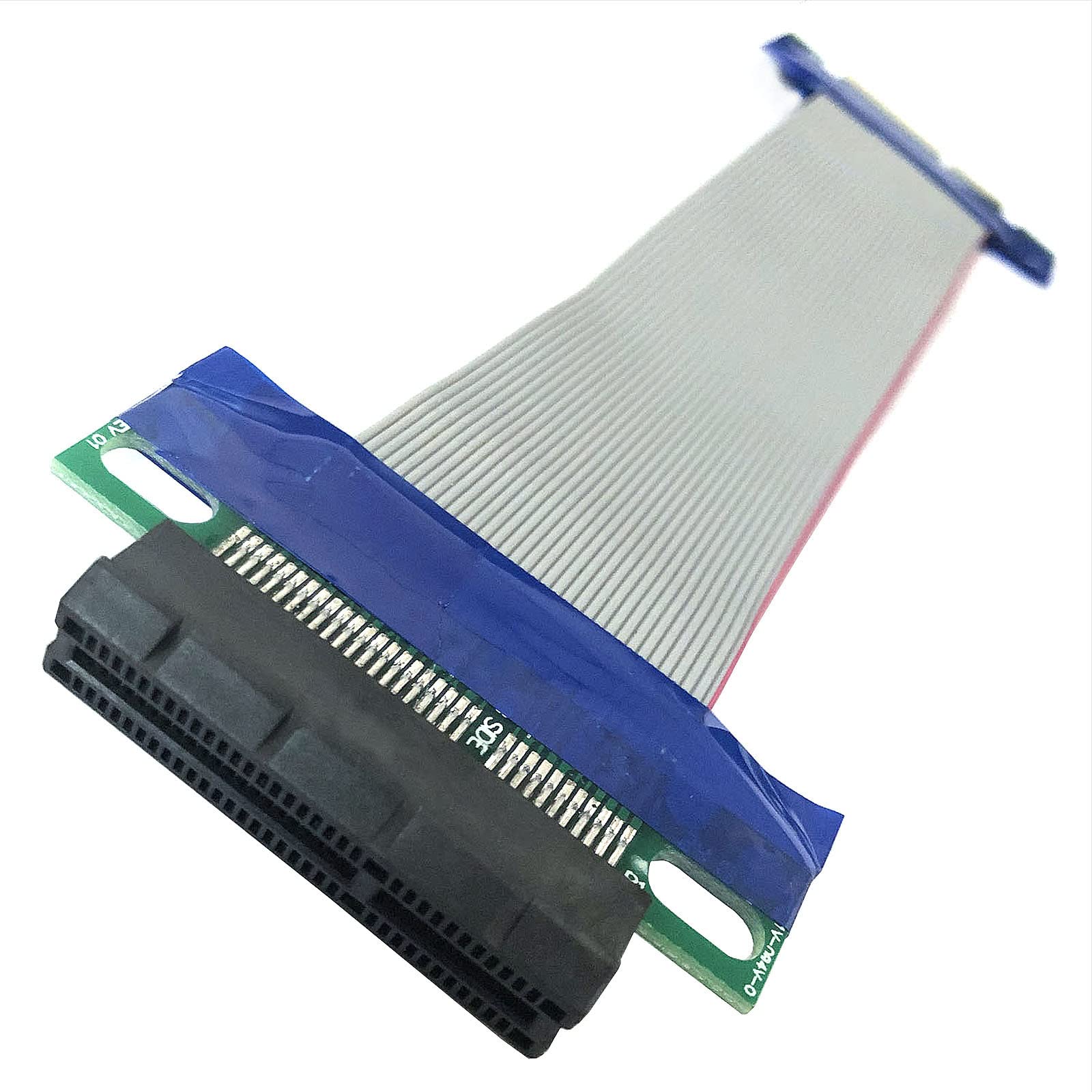 FainWan PCI-Express 4X Riser Cable Premium PCI-E Port Extension Extender Card 19CM