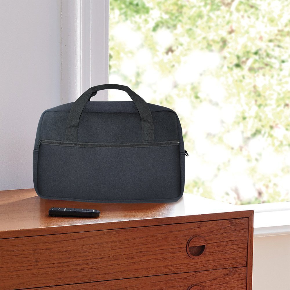 Orchidtent Stoccaggio da Viaggio Portatile Custodia di Trasporto Pelle Pouch Borse per Bose SoundTouch 30 Serie III Sistema di Musica senza Fili con Maniglia Cinghia e Adattatore di Alimentazione