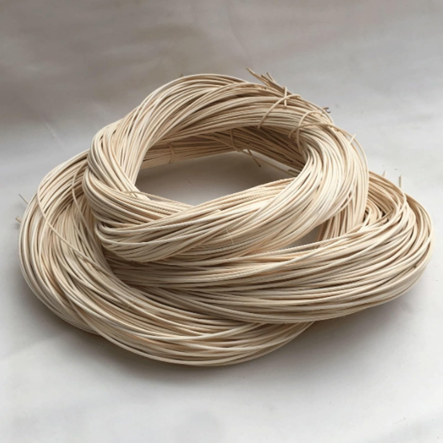 Natural Material Rattan Webbing Reed Furniture Repairing, Wicker Rattan Material Basket Weaving Kit, Rattan Baskets Braided Rattan Cane Webbing for Chair Making and DIY Making Supplies ( Color : 3mm ,