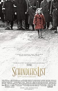 SCHINDLER'S LIST MOVIE POSTER 2 Sided ORIGINAL 25th Ann 27x40 STEVEN SPIELBERG