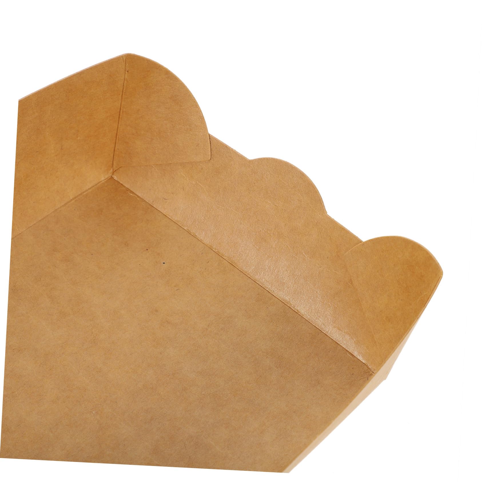 Mobestech Scatole di Carta Kraft per Cibi Fritti, 100 Pezzi, Antiolio