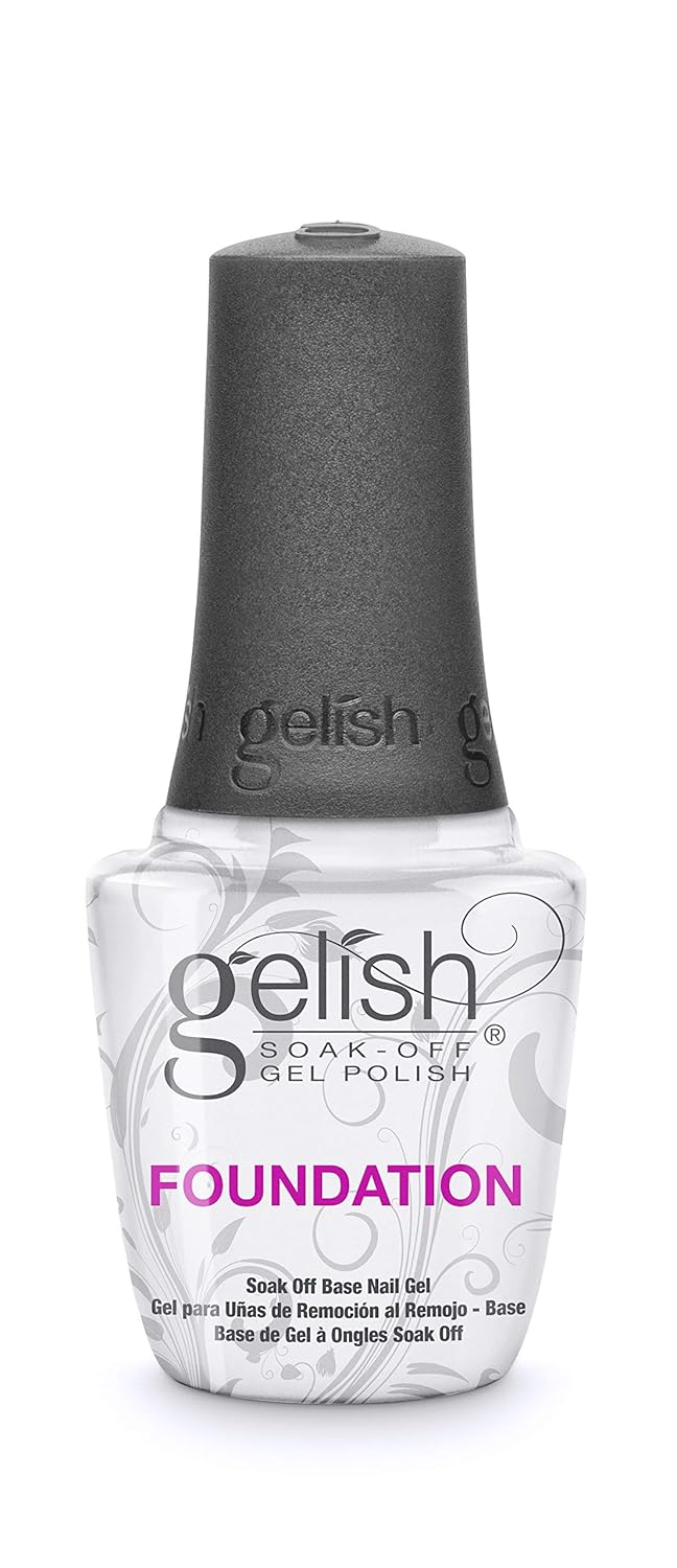 Gelish Dynamic Duo No Cleanse Pack - Foundation Base Coat & No Cleanse Top Coat for Flawless, Long-Lasting Gel Manicure, Glossy Finish, Chip-Free, Travel-Friendly, Easy Application (2pcs)