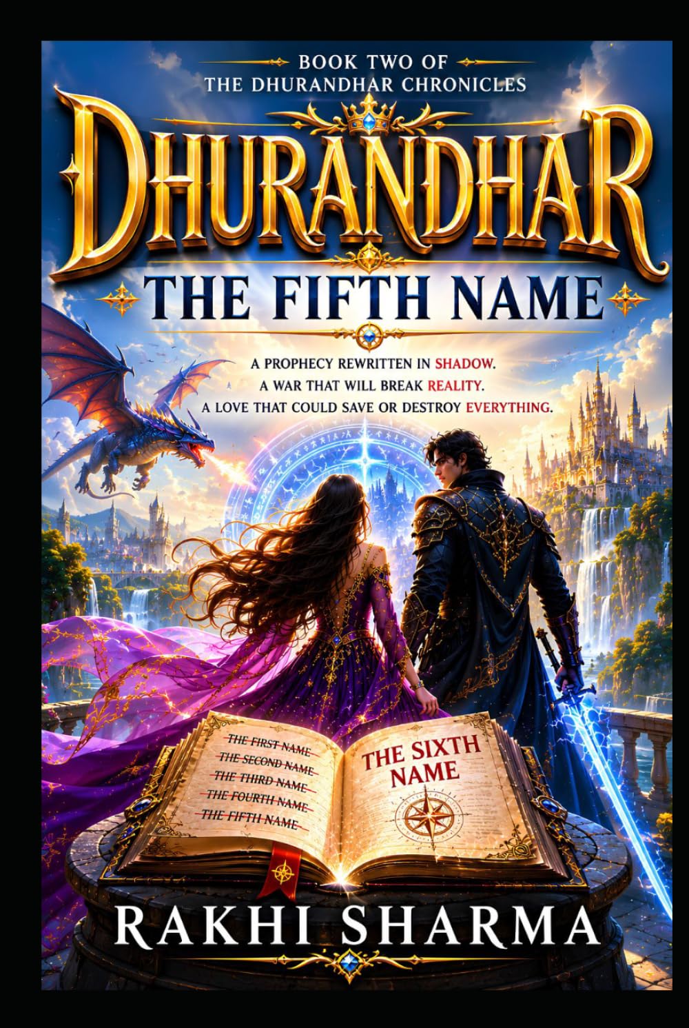 DHURANDHAR: The Fifth Name: An Epic Dark Romantasy of Magic, Mystery, Prophecy, and Enemies-to-Lovers Adventure (The Dhurandhar Chronicles Book 2)