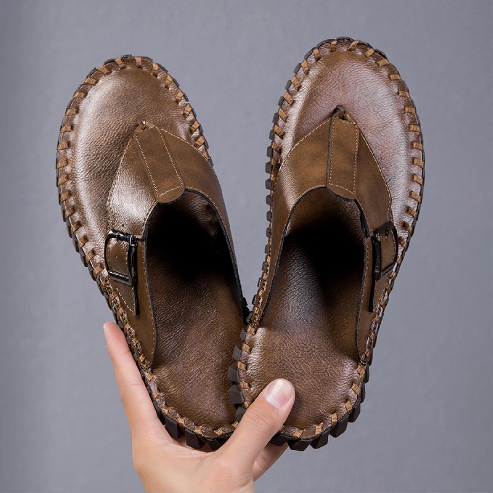 Chanclas Ocio Caminar Hombres Zapatos De Playa Casuales Tamaño Grande Sandalias Masculinas Zapatillas Verano Diapositivas Secas Rápidas Medio Arrastre-black-46