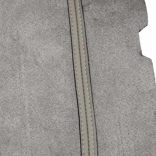 Miniatura 6 de GXARTS 2 fundas de cuero para reposabrazos de puerta delantera, compatibles con Honda Pilot 2009 2010 2011 2012 2013 2014 2015 gris