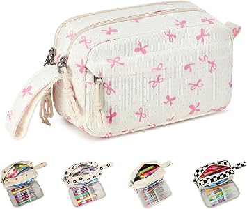 Bluboon Big Capacity Pencil Case Pencil Pouch Pen Case School Supplies Cute Pencil Box Pencil Bag for Teen Girls Boys Women Man
