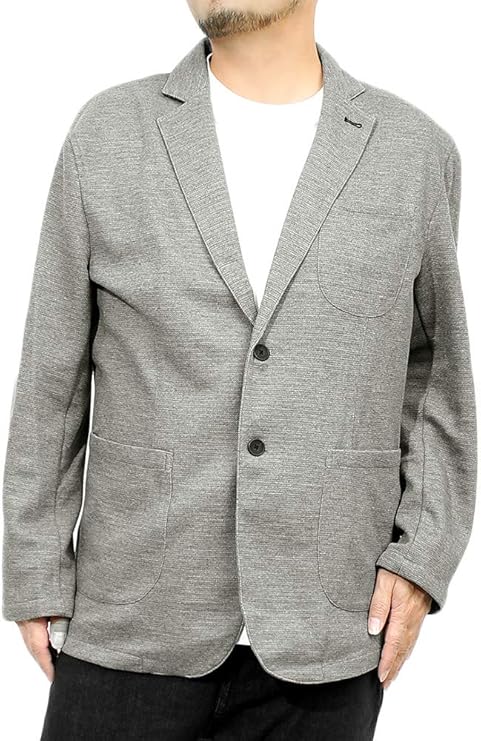 Amazon テーラードジャケット メンズ 大きいサイズ 裏ボーダー ブレザー フォーマル カット 2b ジャケット 5l グレー 29 コート ジャケット 通販 Amazon テーラードジャケット メンズ 大きいサイズ 裏ボーダー ブレザー フォーマル カット 2b ジャケット 5l グレー 29 コート ジャケット 通販