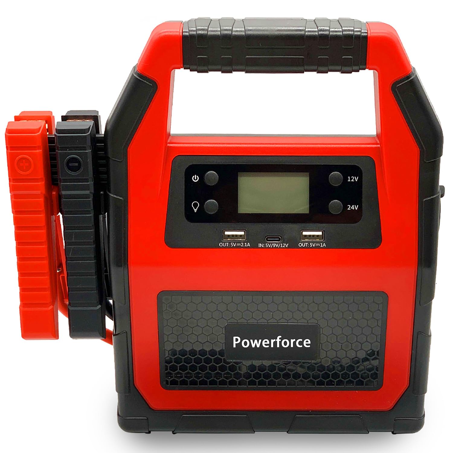 Avviatore di emergenza per auto, avviatore di emergenza portatile per batteria auto con potenza di 2000 A, capacità di 46800 mAh e modalità di illuminazione di emergenza per il soccorso di v