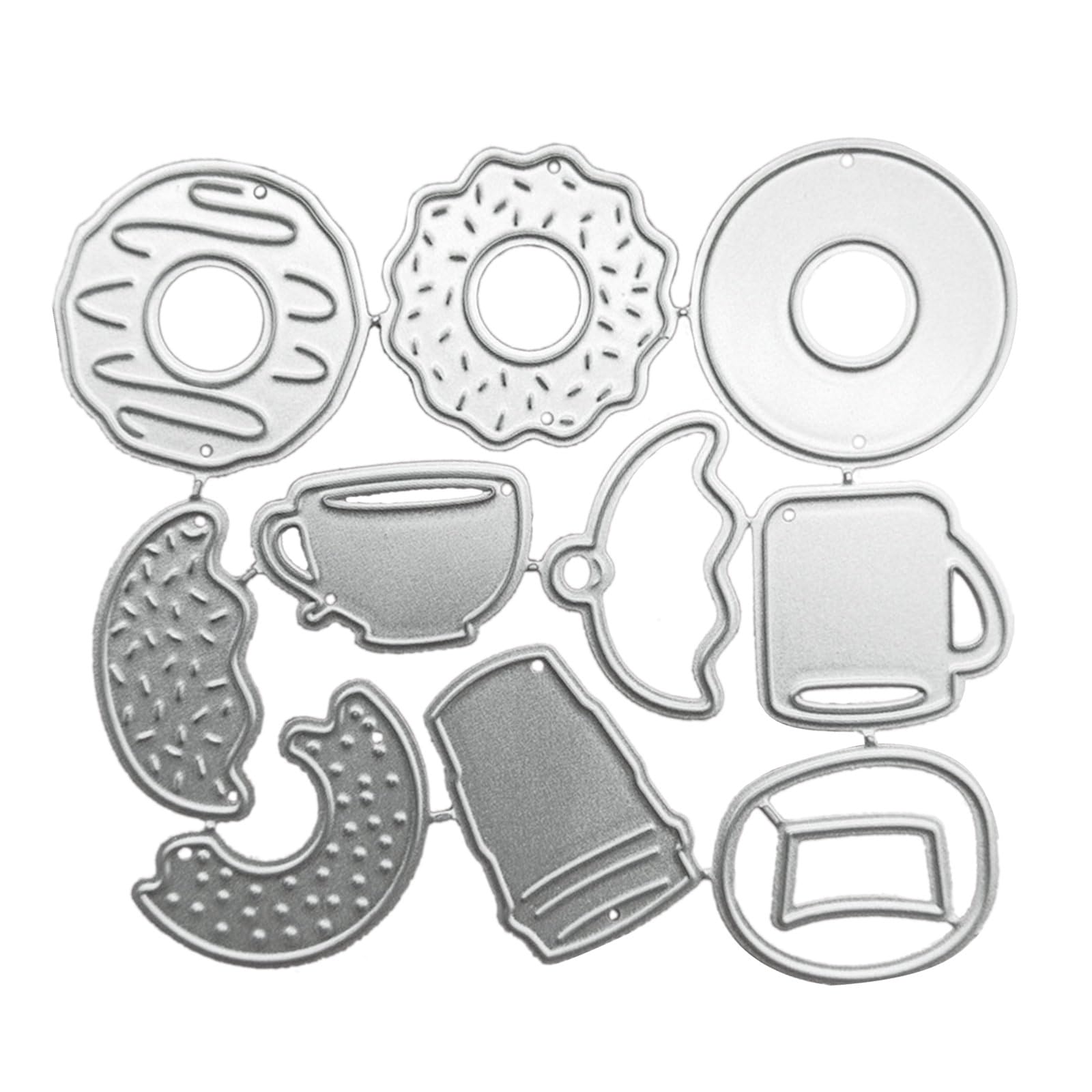 Elnwnnkc Cup Metal Cutting Dies Craft Carbon Steel Embossing Template Stencil Scrapbooking for Card Die Cuts Mold Scrapbooking Stencil