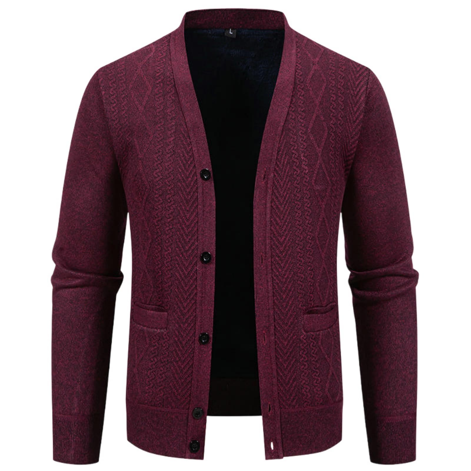 Cárdigan de punto para hombre despídete de la rigidez con este estilo suelto 8