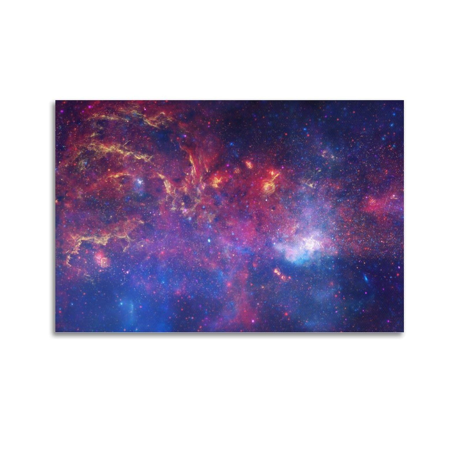 OKAHYS Space Poster Galactic Center Cosmology Decorative Painting Canvas Wall Artworks Picture 20x30inch(50x75cm)