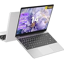 bvate PC Portatile 14 Pollici Laptop Win 11 256 GB ROM Celeron N4020 2.4G+5G WiFi upto 2.8 GHz Supporta l’espansione SSD 1TB 4.2 USB HDMI Tastiera Italiana Membrana Mouse Senza Fili-Sliver-U