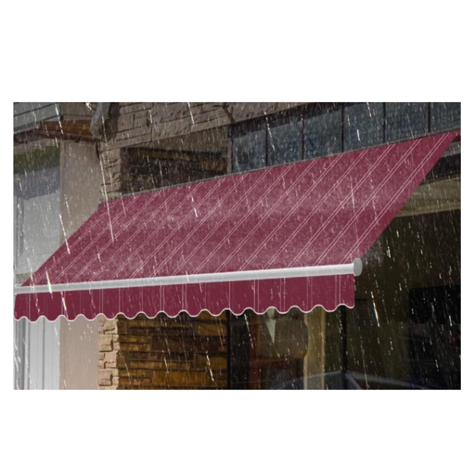 Tela de toldo retráctil con protección UV e impermeable para jardín y exteriores