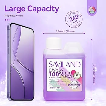 アクリルリキッド(業務用) Amazon.co.jp: Saviland アクリル リキッド 240 ml EMA アクリル