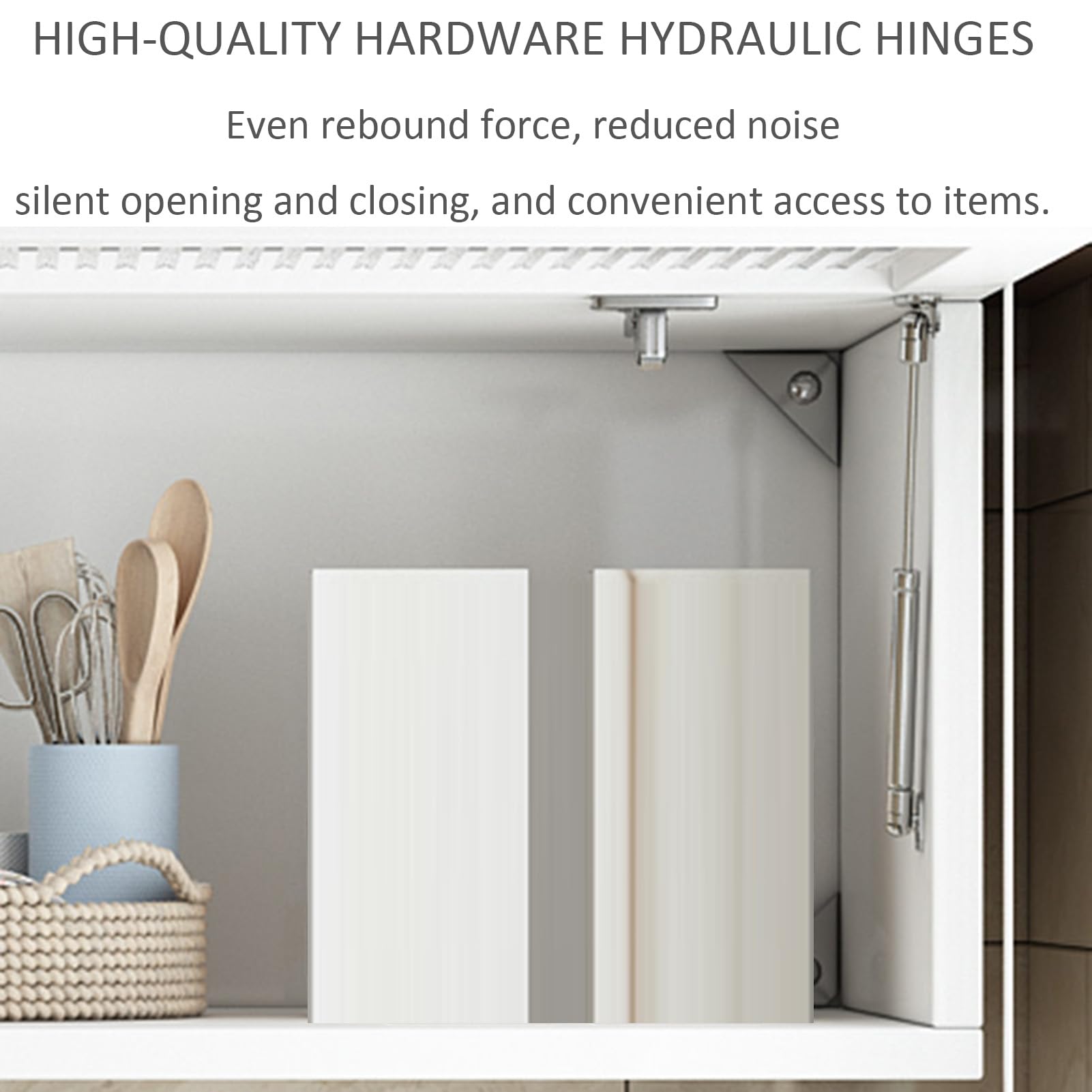 Armoire murale en acier inoxydable avec porte basculante, organiseur de rangement peu encombrant pour cuisine, garage, salle à outils, hôtel, cantine, ustensiles et épices