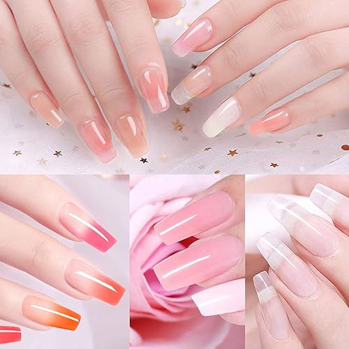 Miniatura 6 de EdenRays - Kit de extensión de uñas de gel de gel de gel de 6 colores kit todo en uno