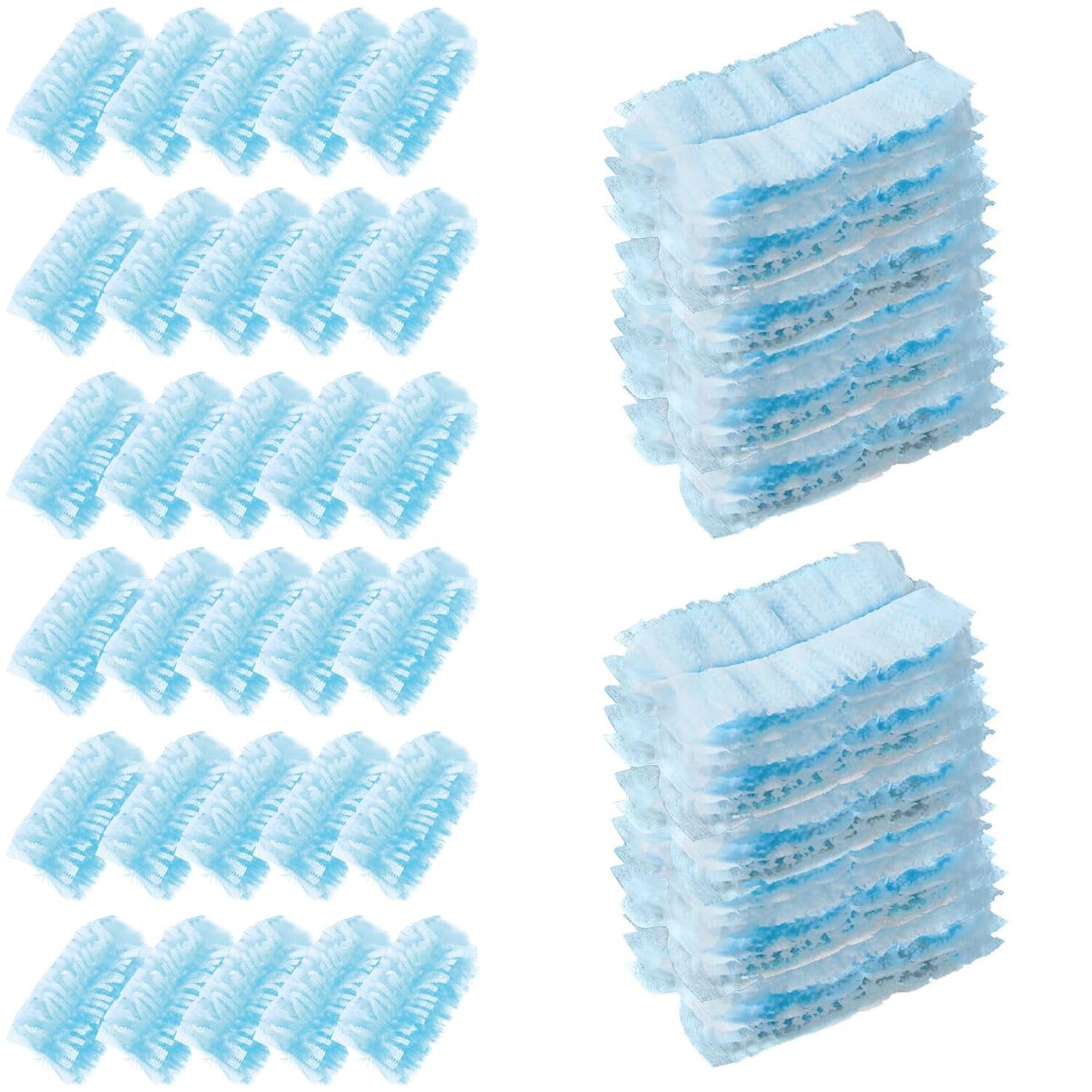 Fluffy Duster Refills,Flash Dust Refills, Swiffer Duster Refills,Disposable Duster For Cleanin 30 Pack,Blue