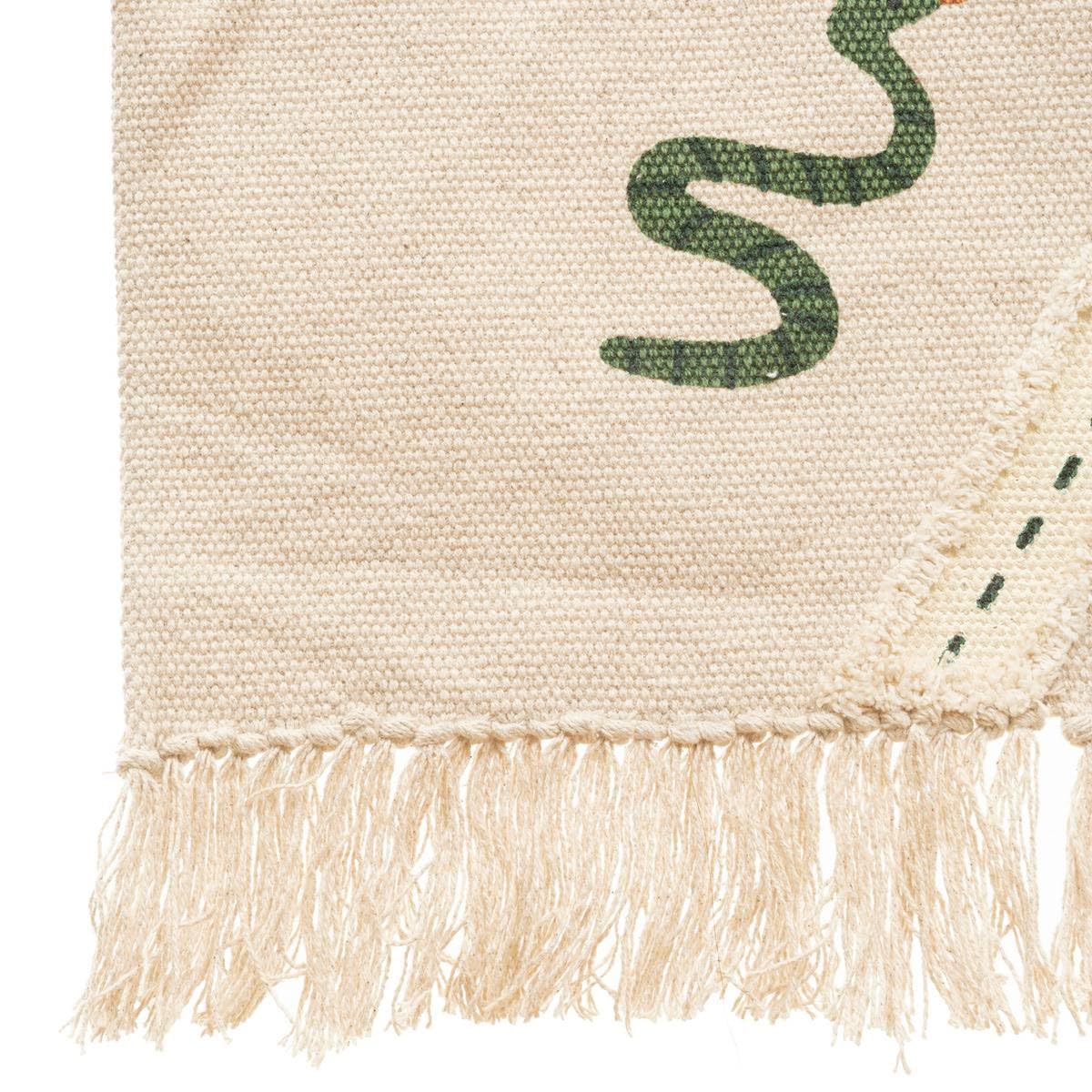 Atmosphera - Tapis Enfant Jungle - Coton - L. 100 x P. 0-5 x H. 150 cm - 100x150 cm
