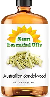 Sun Essential Oils 16oz - Sandalwood Essential Oil - 16 Fluid Ounces