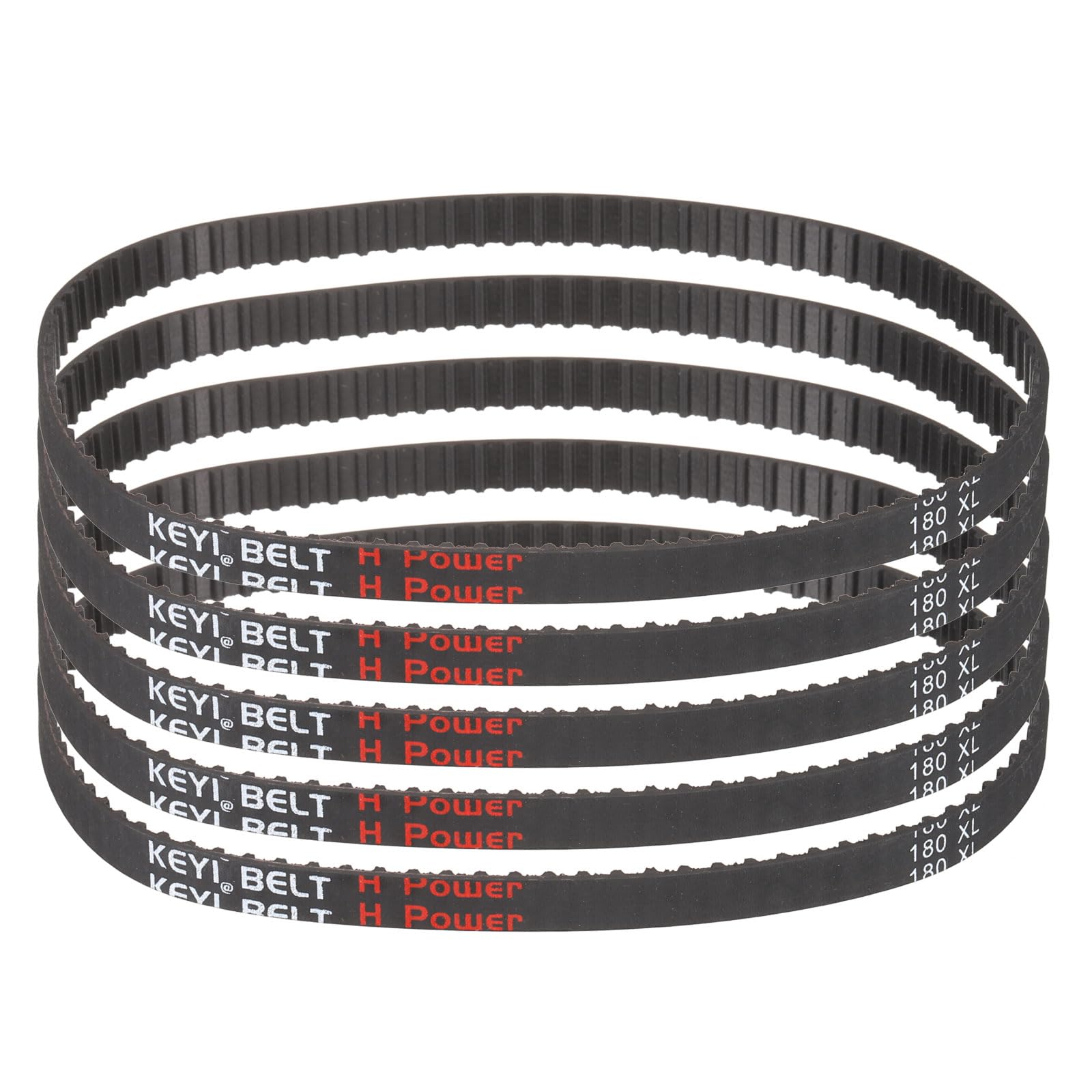 uxcell 4pcs 160XL 037 Timing Belt 80 Teeth Rubber Geared Cogged Belt, 0.37" Width, 0.20" Pitch Mechanical Replacement Belts — Amazon image 18