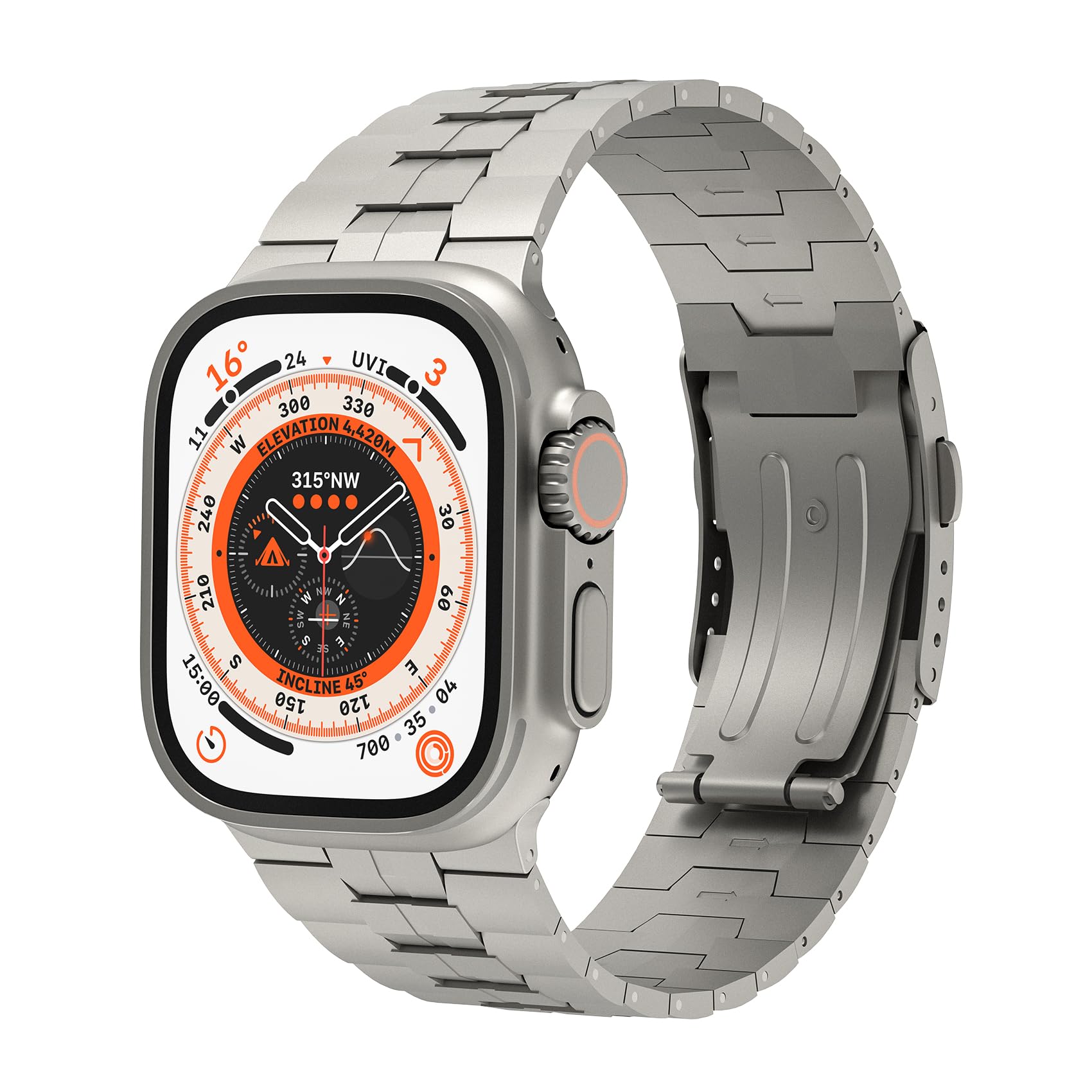 Amazon.com: LULULOOK Titanium Band for Apple Watch Ultra 2/1