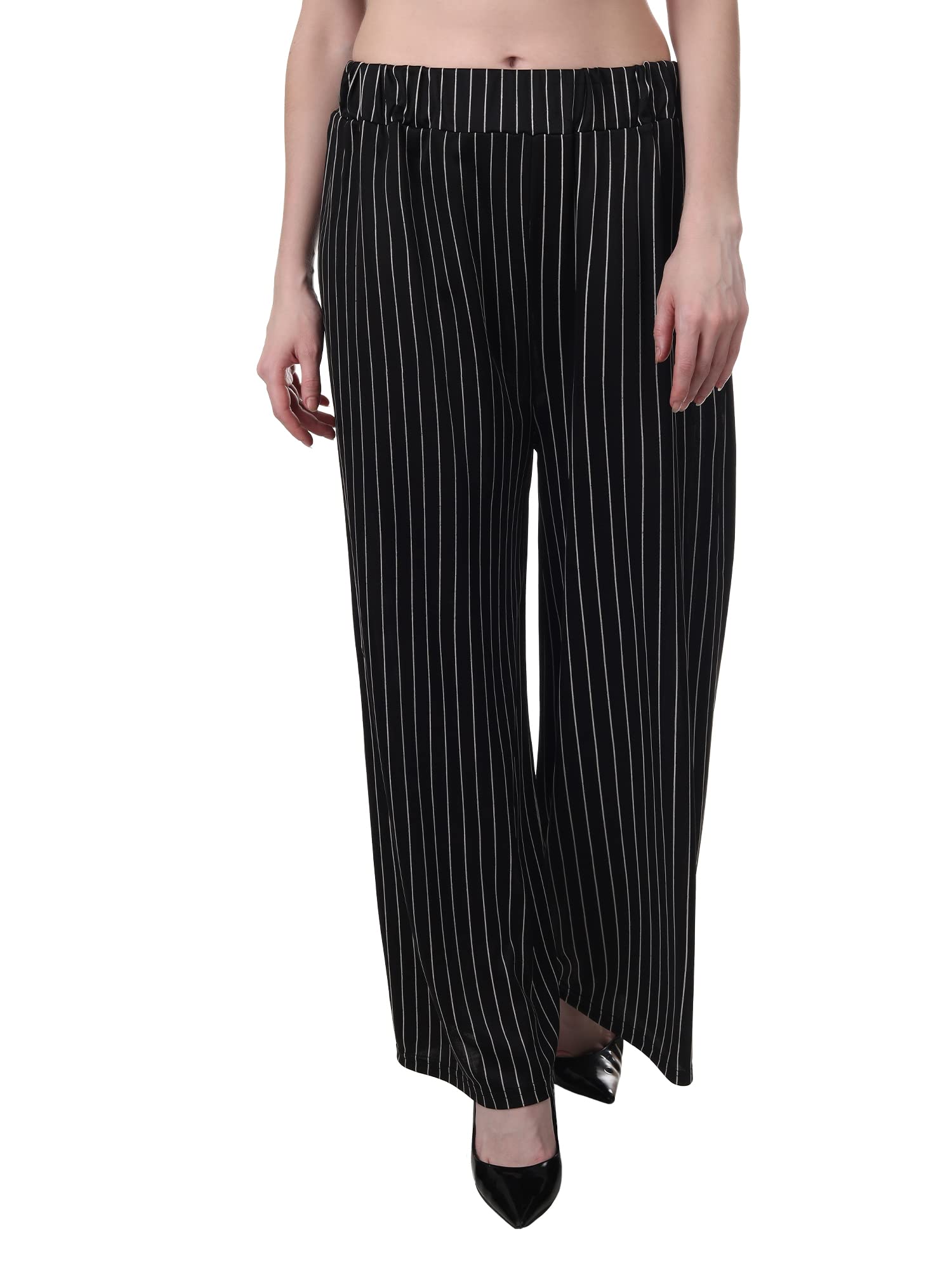 yezi Striped/Lining/Printed/Loose fit Palazzo Pant for Women & Girls-picture-49