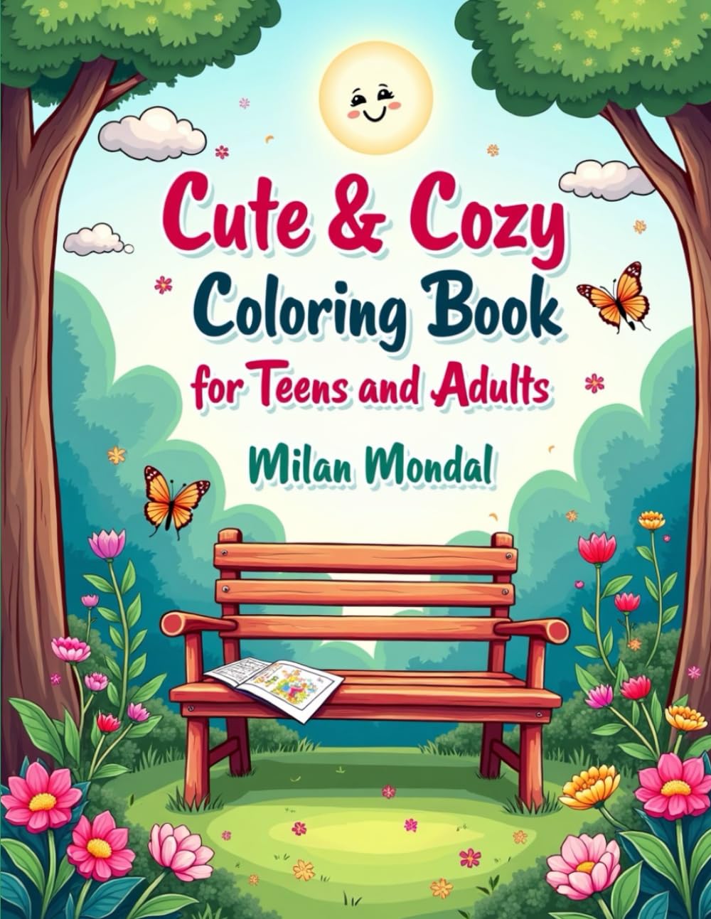 Cute & Cozy Coloring Book for Teens and Adults