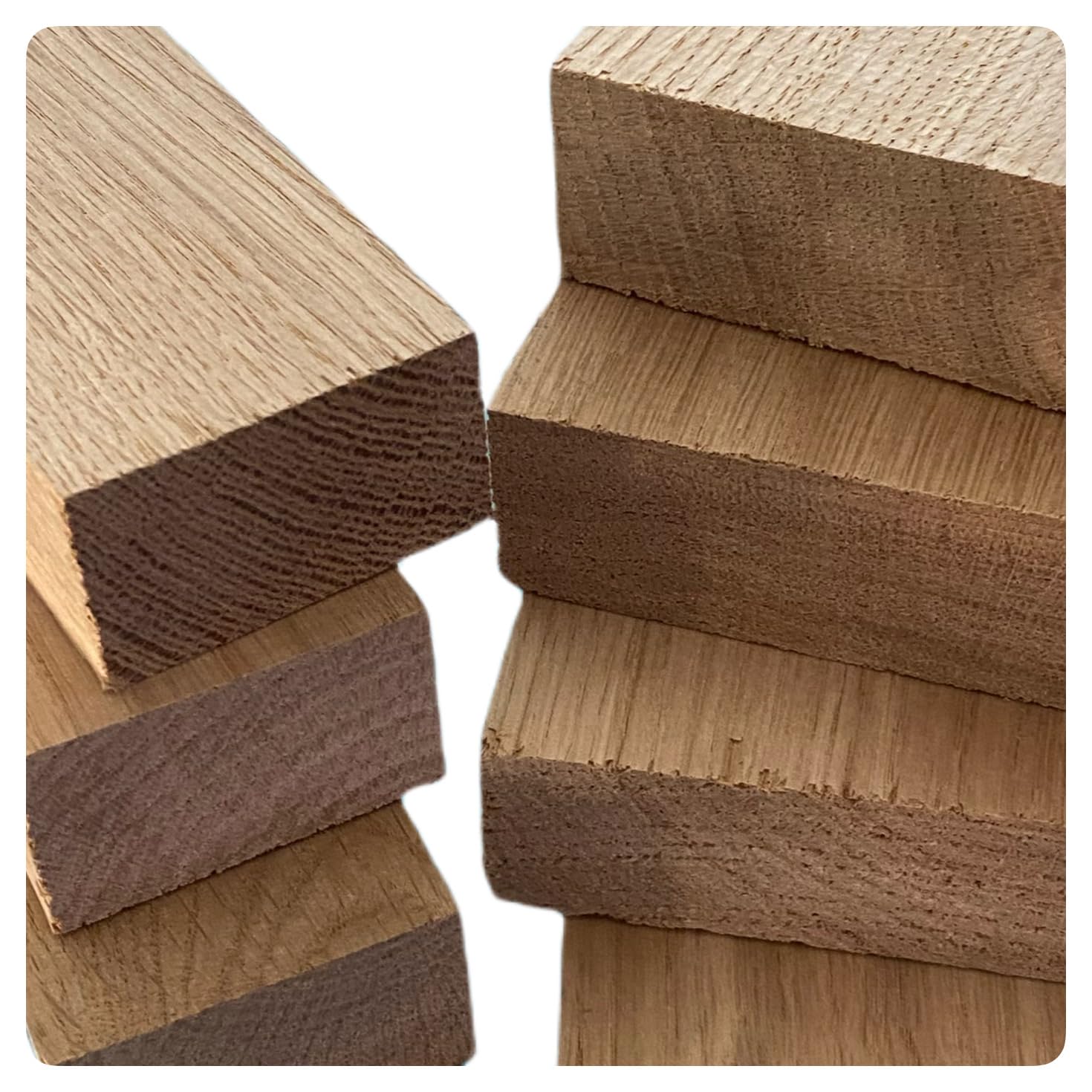 Pezzi Di Quercia Piallati Per Fai Da Te - Rovere Naturale 30x100x300mm, Ideali Per Manici Coltelli E Lavorazioni CNC - Foto 11