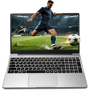 Laptop Windows 11 with German Keyboard Notebook 15.6 Inch for Everyday and Business Laptop Cheap 5000 mAh Processor 5205U 4 GB RAM 128 GB SSD 512 GB Support Notebook Windows 11 1 Year Office