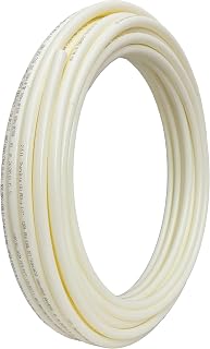 SharkBite 1/2 Inch x 100 Feet White PEX-A, Made in the USA, Flexible Water Pipe Tubing for Plumbing, UA60W100