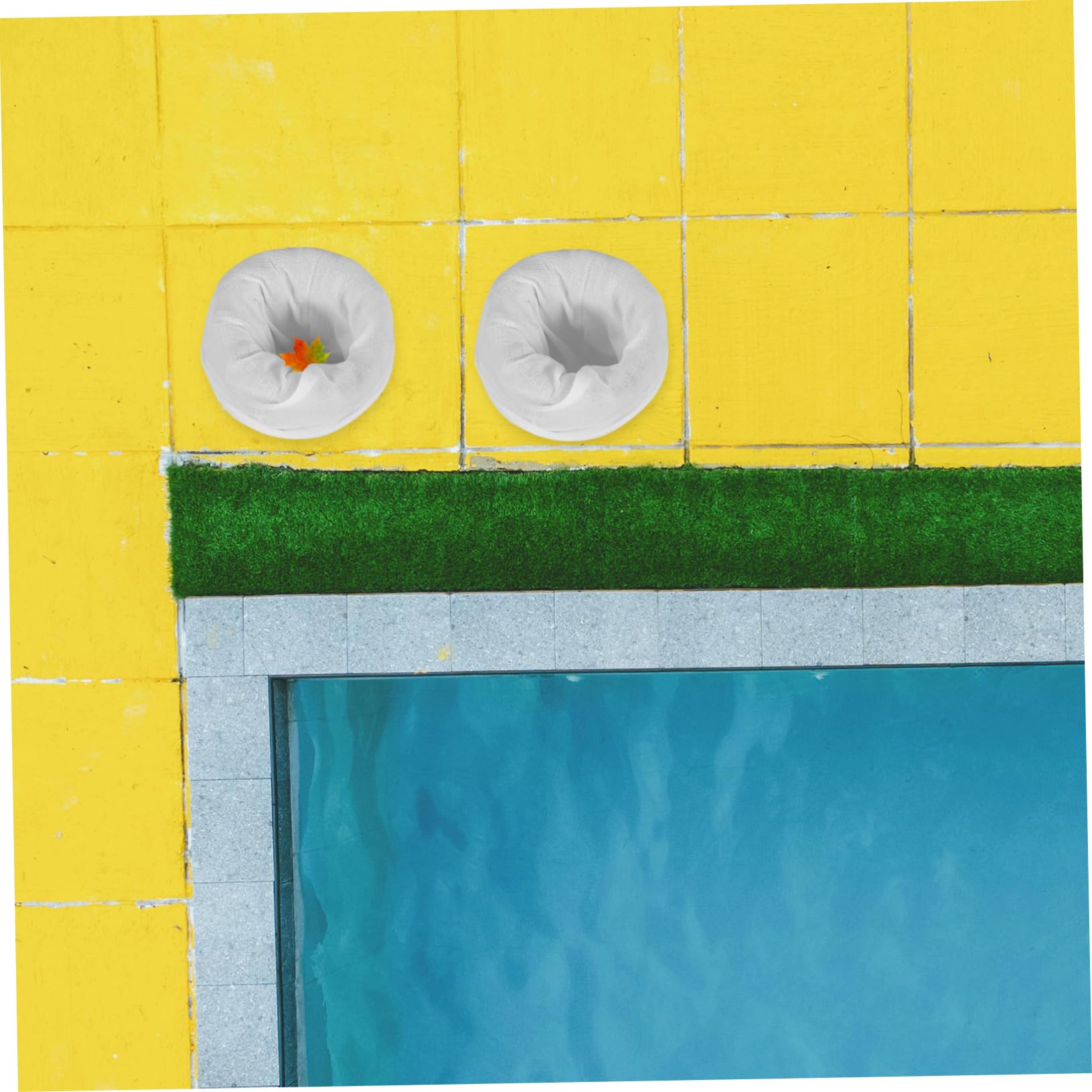 INOOMP 80 Piezas Calcetines con Filtro para Piscina Skimmer de Hojas para Piscina Calcetines con Filtro Skimmer Bolsas de Filtro de Piscina Calcetines de Piscina colador de Piscina